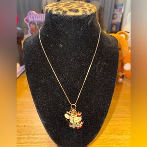 Hello kitty silver cow chain necklace #5